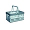 Foldable Picnic Basket & Collapsible Shopping Tote for Multi Purpose Home Storage