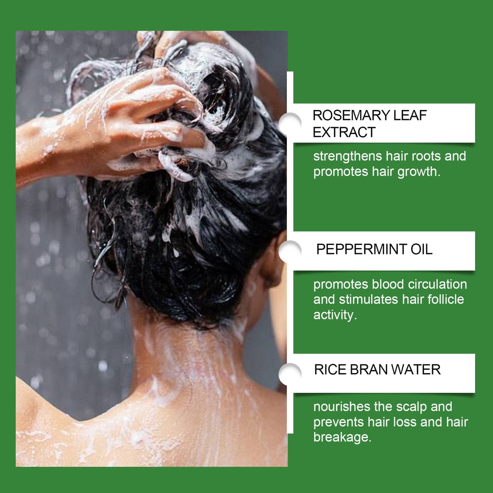 Rice Water Hair Growth Spray for Scalp Hydration Thickness & Strengthening Mist