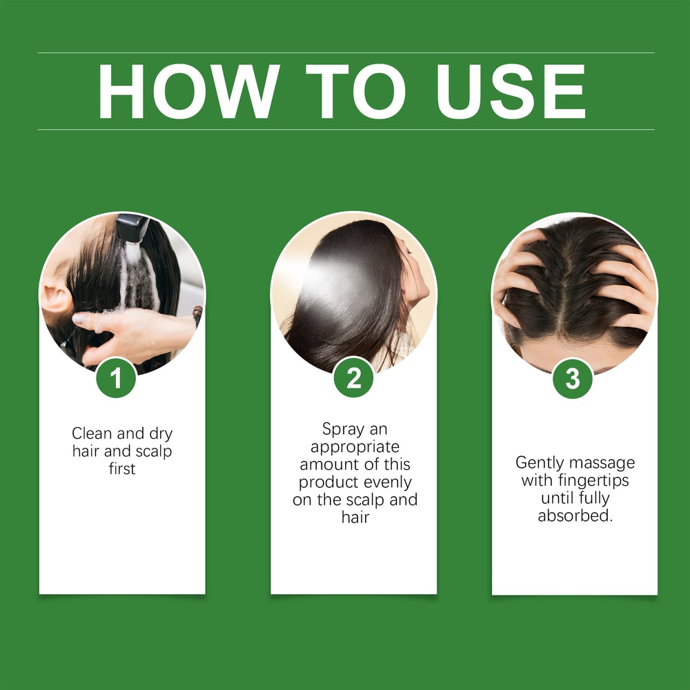 Rice Water Hair Growth Spray for Scalp Hydration Thickness & Strengthening Mist