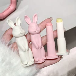 cute rabbit hydrating lip balm for smooth nourished lips anti cracking & moisturizing care