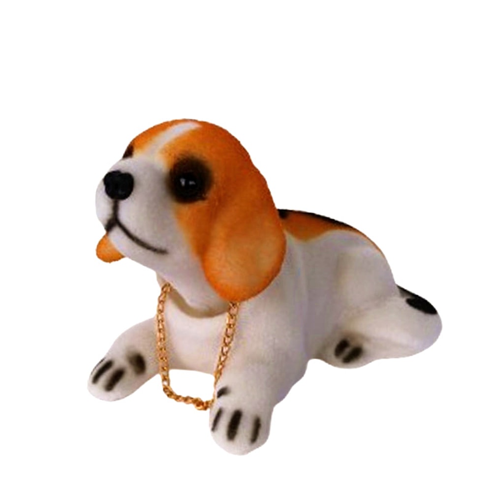 Shake Head Dog Ornament For Car Husky Beagle St Bernard Car Dashboard Decoration 7