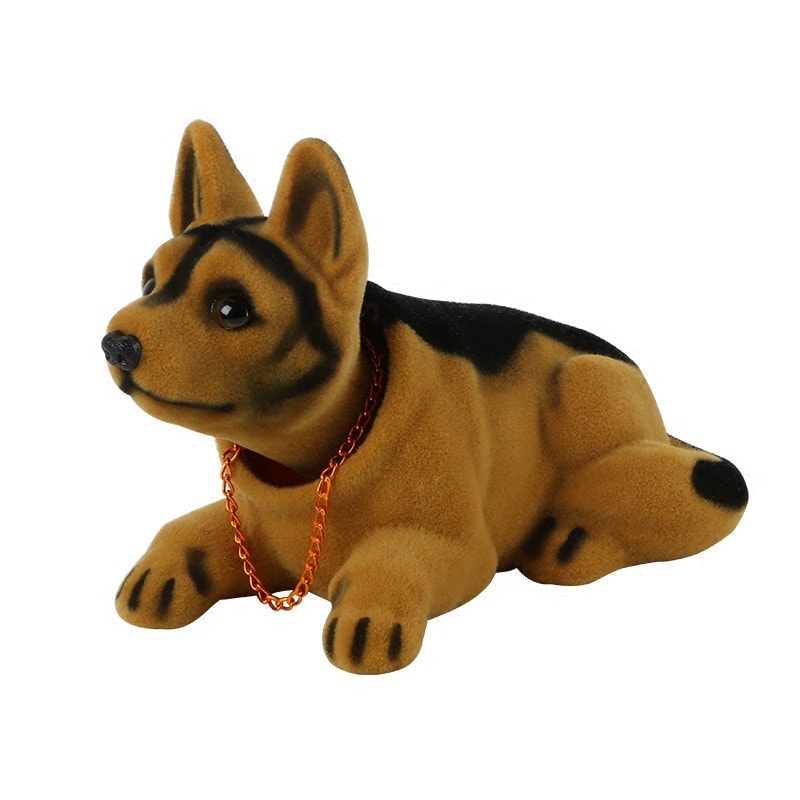 Shake Head Dog Ornament For Car Husky Beagle St Bernard Car Dashboard Decoration 8