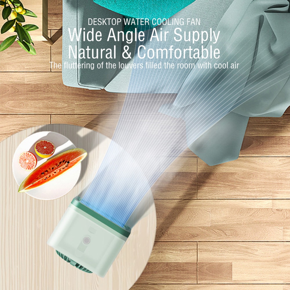 Portable USB Chargeable Mini Air Conditioner Cooling Fan Stay Cool Anywhere with Adjustable Speeds