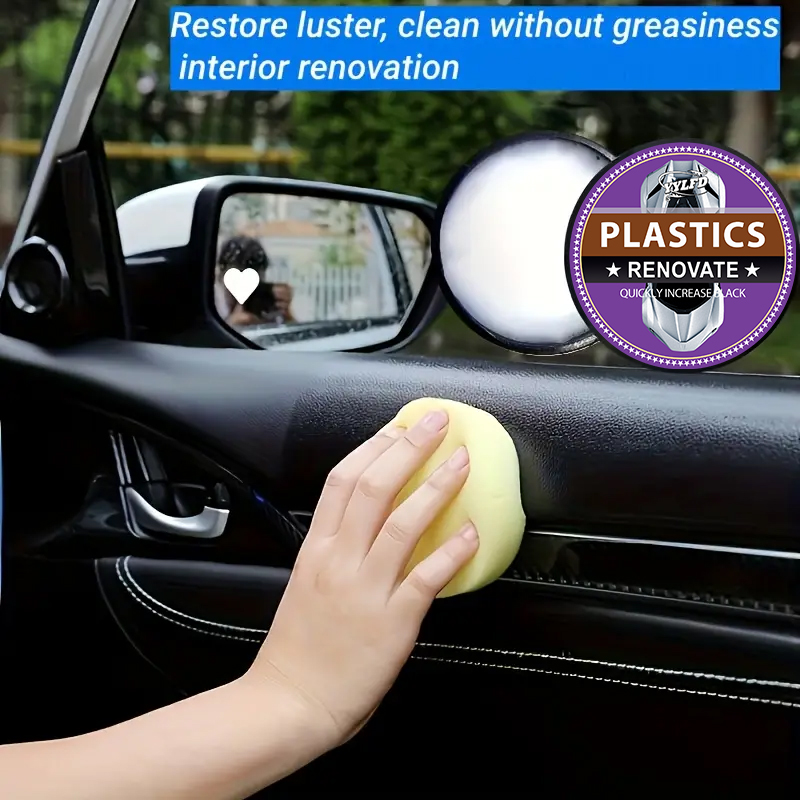 Plastic Repair and Polishing Wax for Automotive Surfaces Scratch Repair Anti Aging Cream for Tires & Interior Exterior