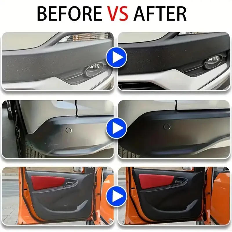 Plastic Repair and Polishing Wax for Automotive Surfaces Scratch Repair Anti Aging Cream for Tires & Interior Exterior