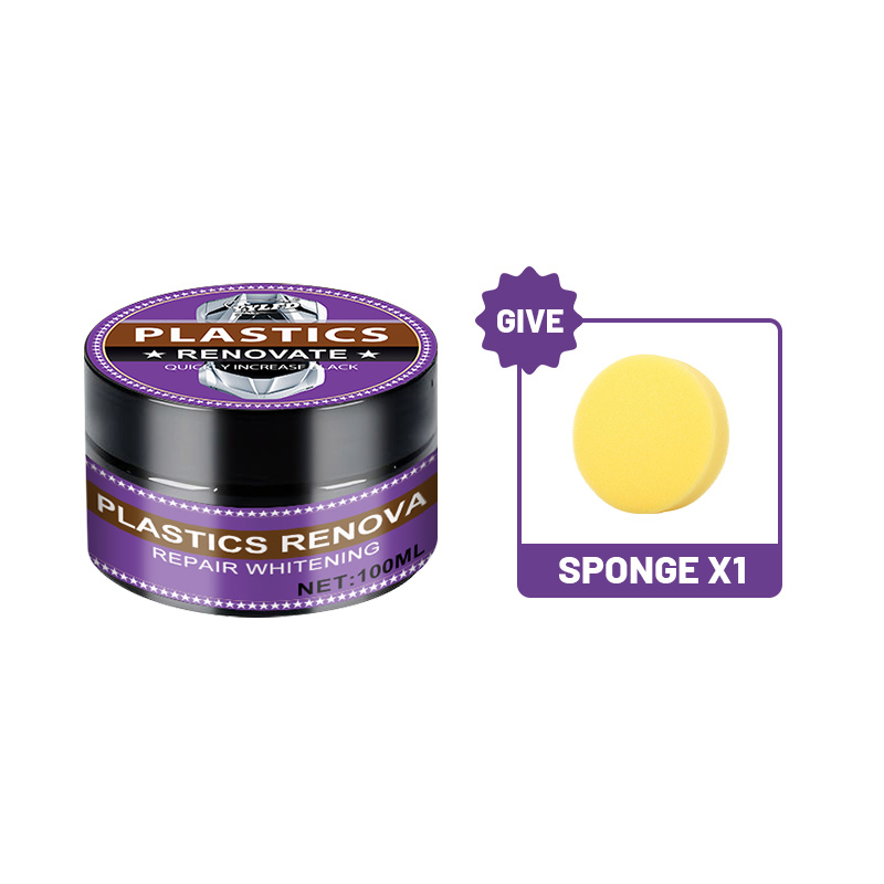 Plastic Repair and Polishing Wax for Automotive Surfaces Scratch Repair Anti Aging Cream for Tires & Interior Exterior