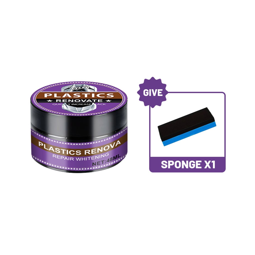 Plastic Repair and Polishing Wax for Automotive Surfaces Scratch Repair Anti Aging Cream for Tires & Interior Exterior
