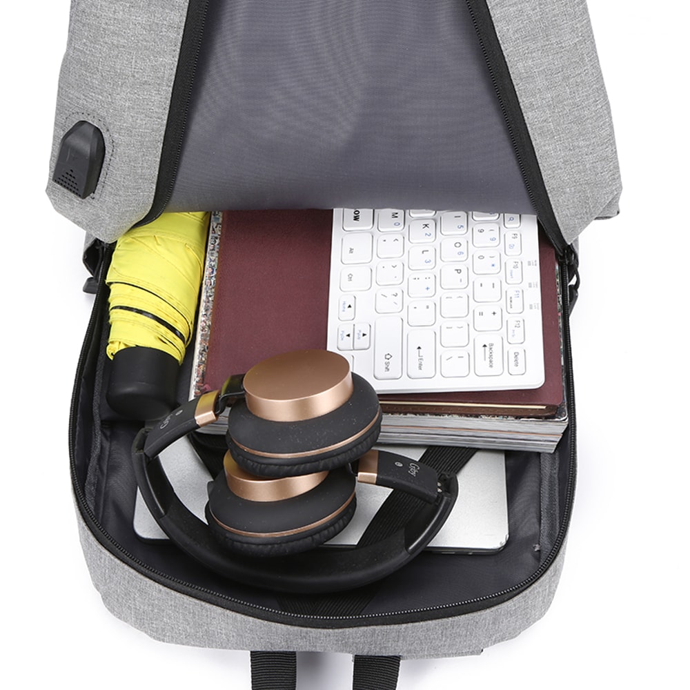 Business Laptop Backpack With USB Charging Lightweight High Quality Schoolbag For Men And Women 4