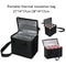 Insulated Lunch Cooler Bag Folding Thermal Picnic Food Carrier for Drinks & Snacks
