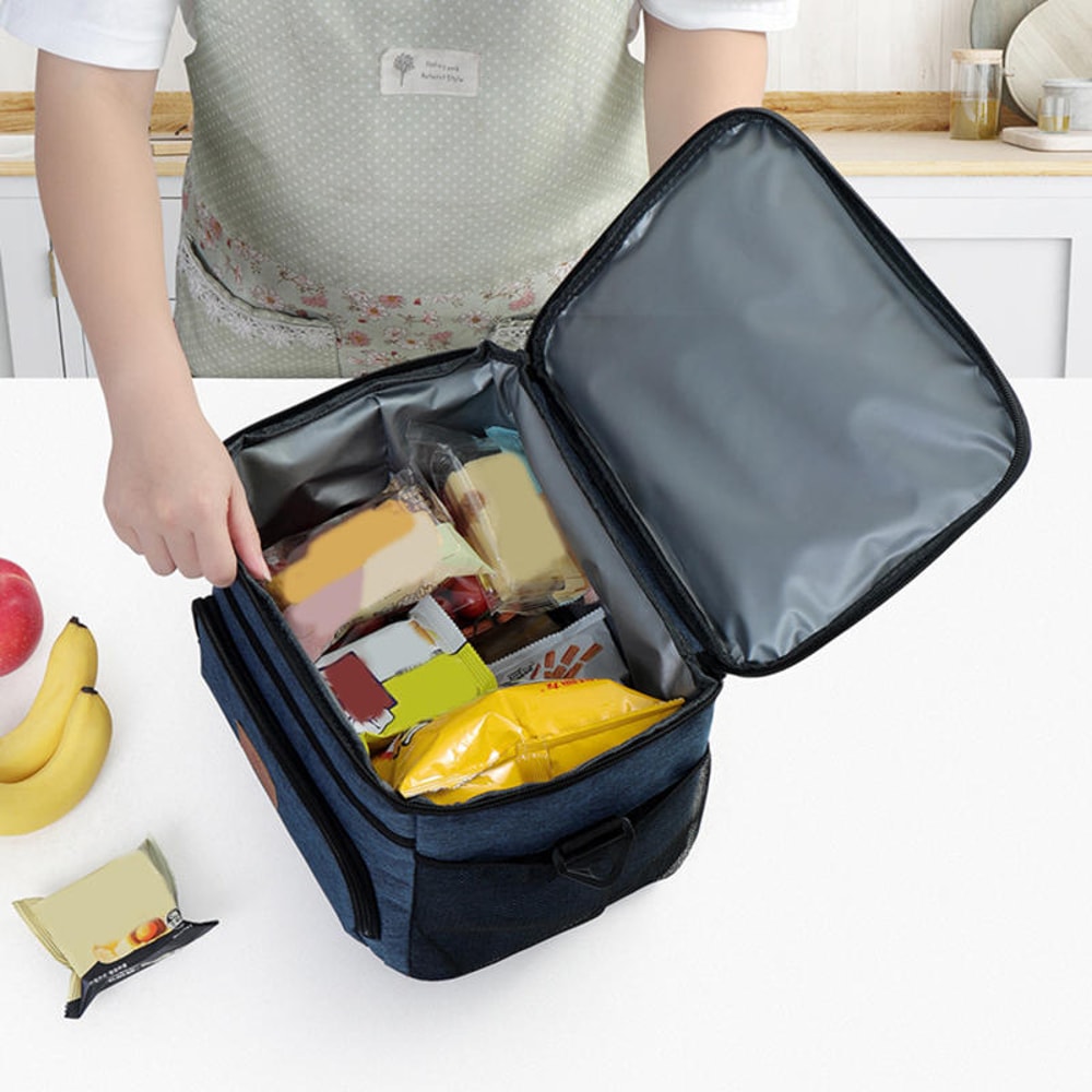 Large Capacity Insulated Lunch Backpack Leak Proof Thermal Picnic Cooler Bag for Outdoor Storage