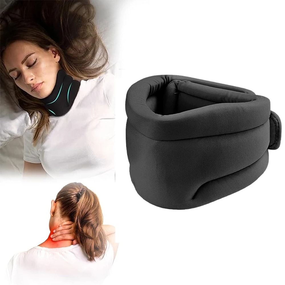 Adjustable Cervical Neck Support Brace For Pain Relief Comfortable Foam Collar For Travel Health 1