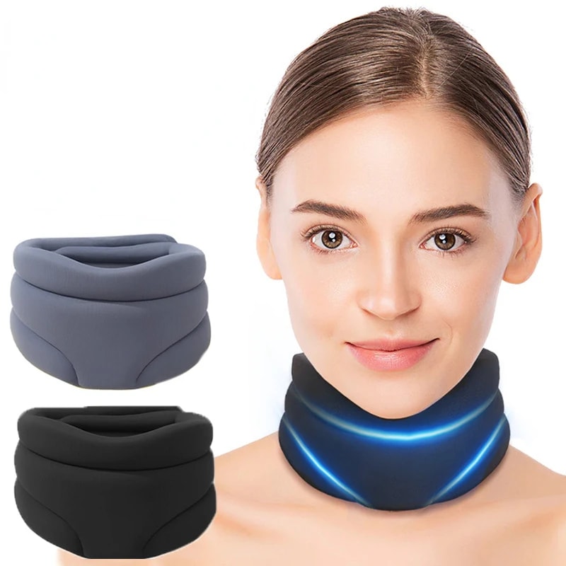 Adjustable Cervical Neck Support Brace For Pain Relief Comfortable Foam Collar For Travel Health 4