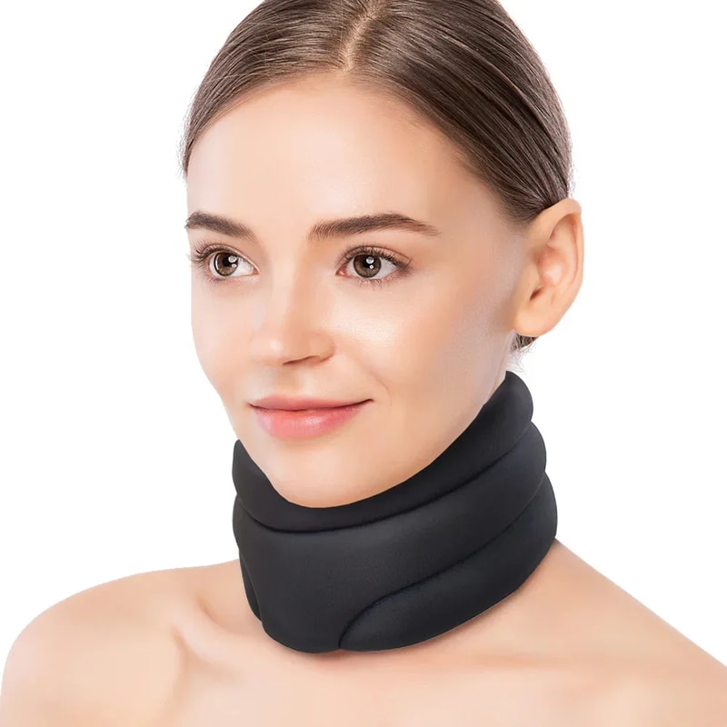 Adjustable Cervical Neck Support Brace For Pain Relief Comfortable Foam Collar For Travel Health 5