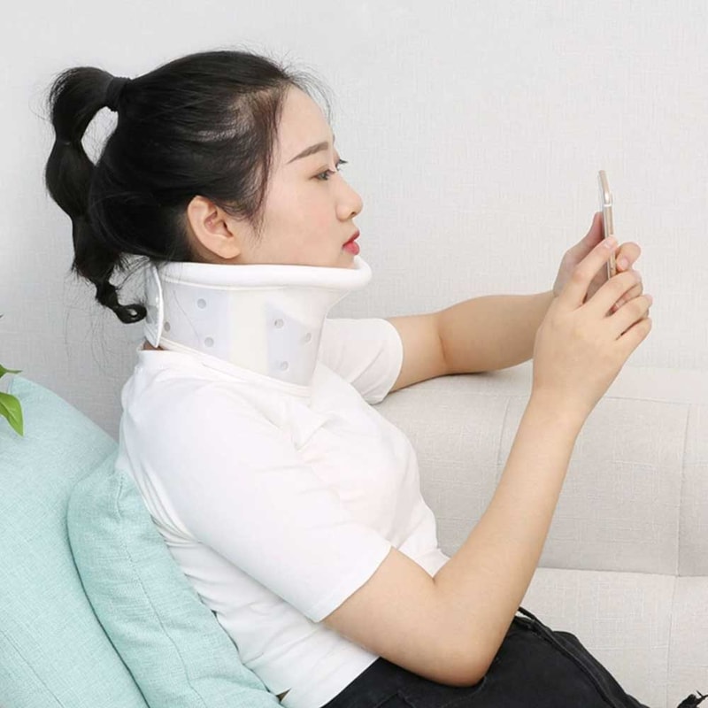 Cervical Neck Brace with Chin Support for Pain Relief & Correct Neck Support