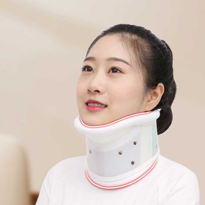 Cervical Neck Brace with Chin Support for Pain Relief & Correct Neck Support