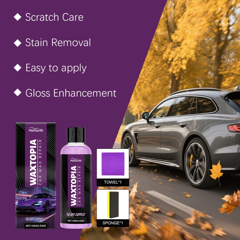 Car Scratch Remover Kit Restore Original Paint and Remove Scratches for a Brilliant Finish
