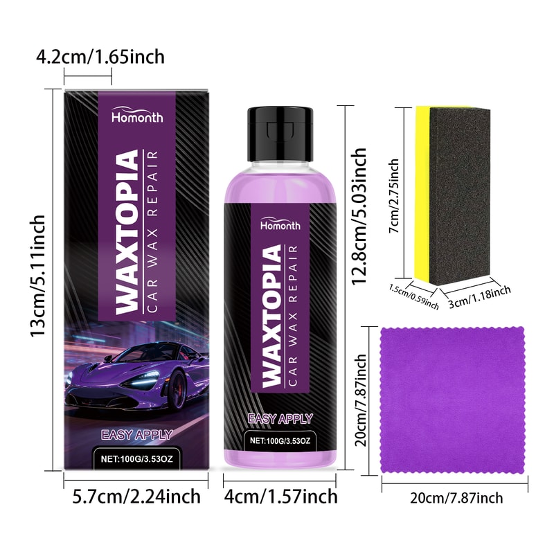 Car Scratch Remover Kit Restore Original Paint and Remove Scratches for a Brilliant Finish