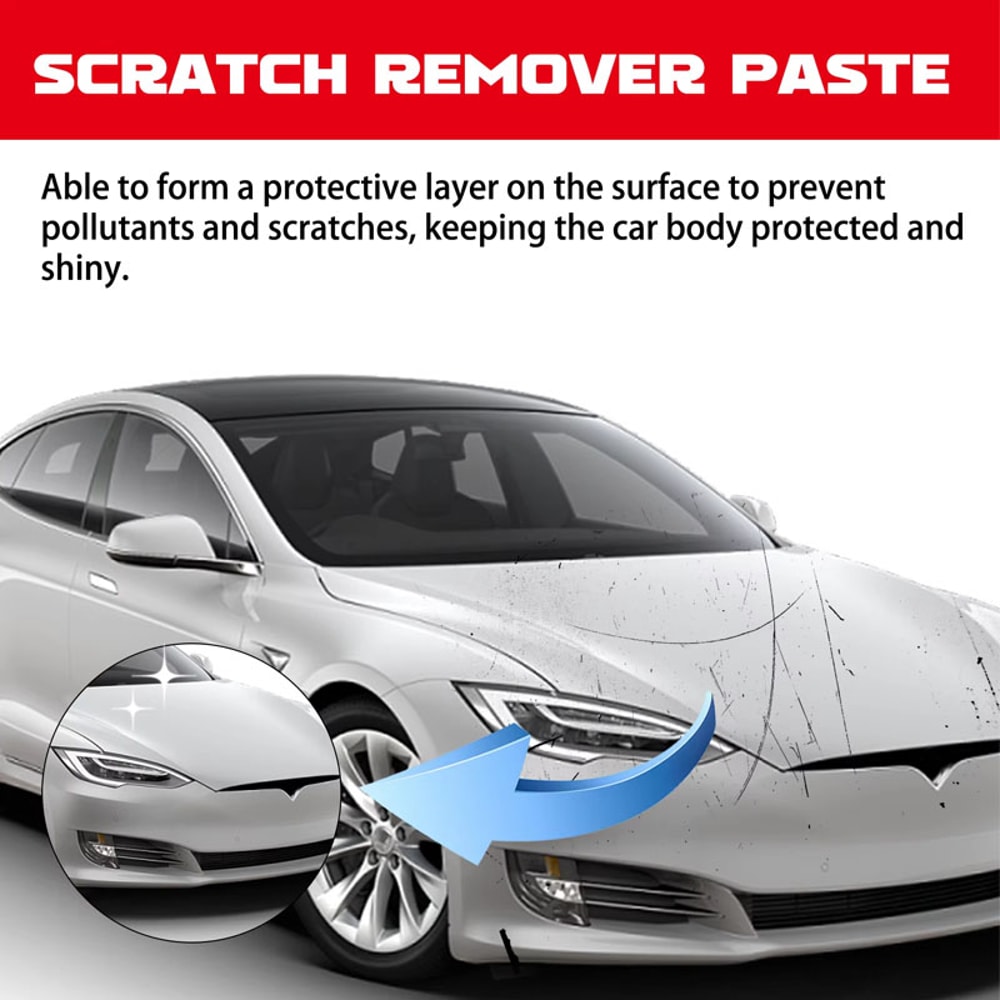Car Scratch Remover Swirl Repair Kit Auto Body Polishing Anti Scratch Wax 4