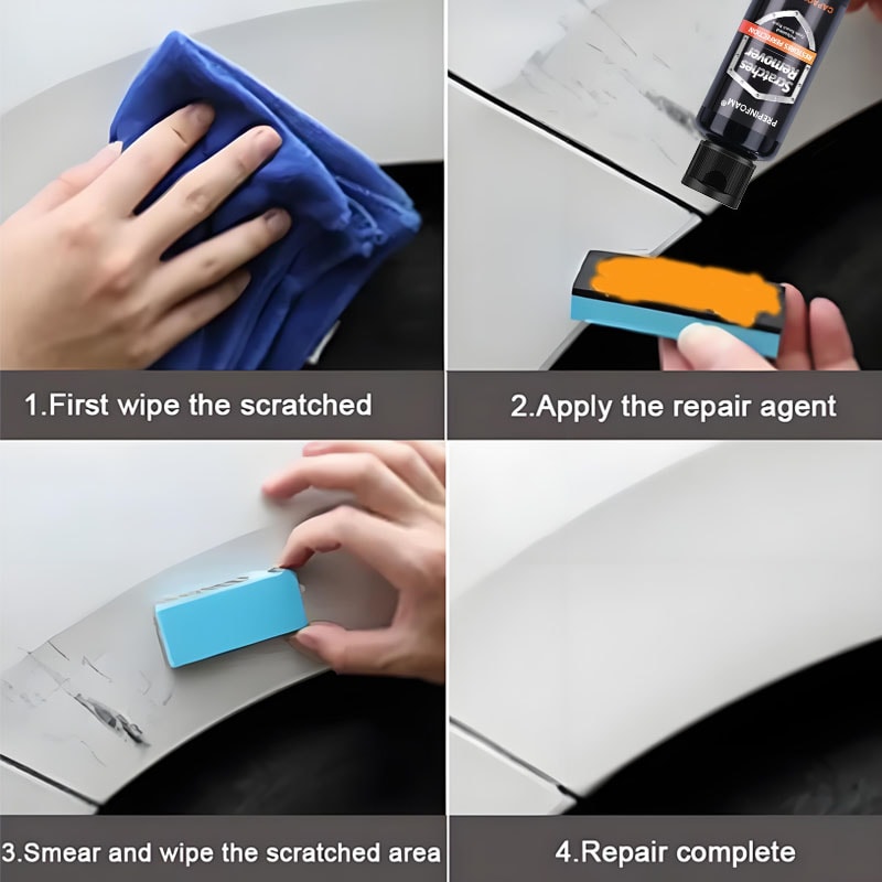 Car Scratch Remover Swirl Repair Kit Auto Body Polishing Anti Scratch Wax 5