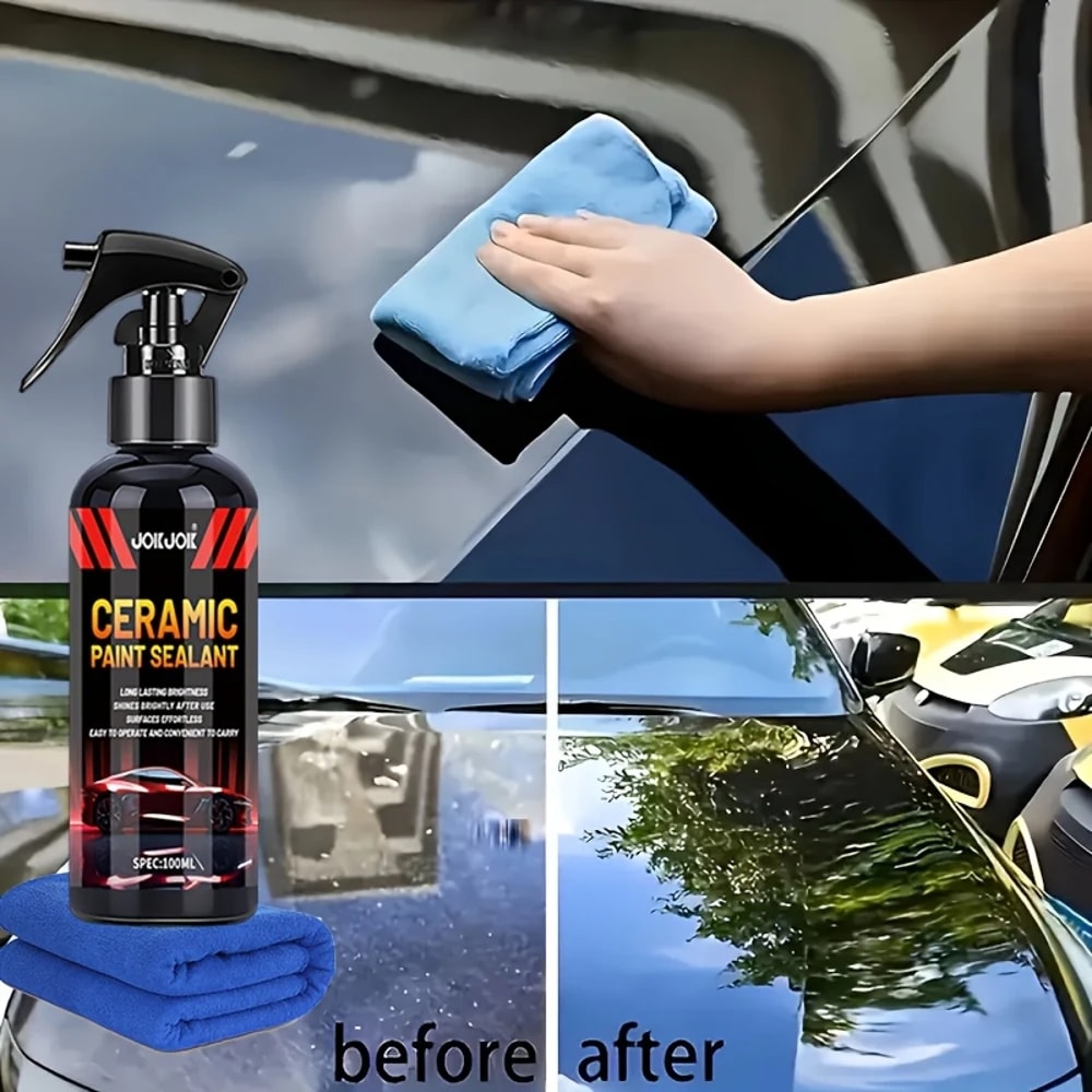 Nano Ceramic Quick Shine Paint Sealant Spray Long Lasting Car Paint Protection
