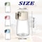 Upgrade Precise Quantitative Push Type Airtight Glass Seasoning Bottle For Salt Condiments 4