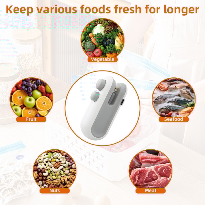Mini Handheld Heat Sealer Portable Plastic Bag Sealing Machine For Food Packaging 1