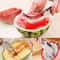 Stainless Steel Watermelon Slicer Fruit Cutter for Watermelon Pitaya Papaya and Soft Fruits
