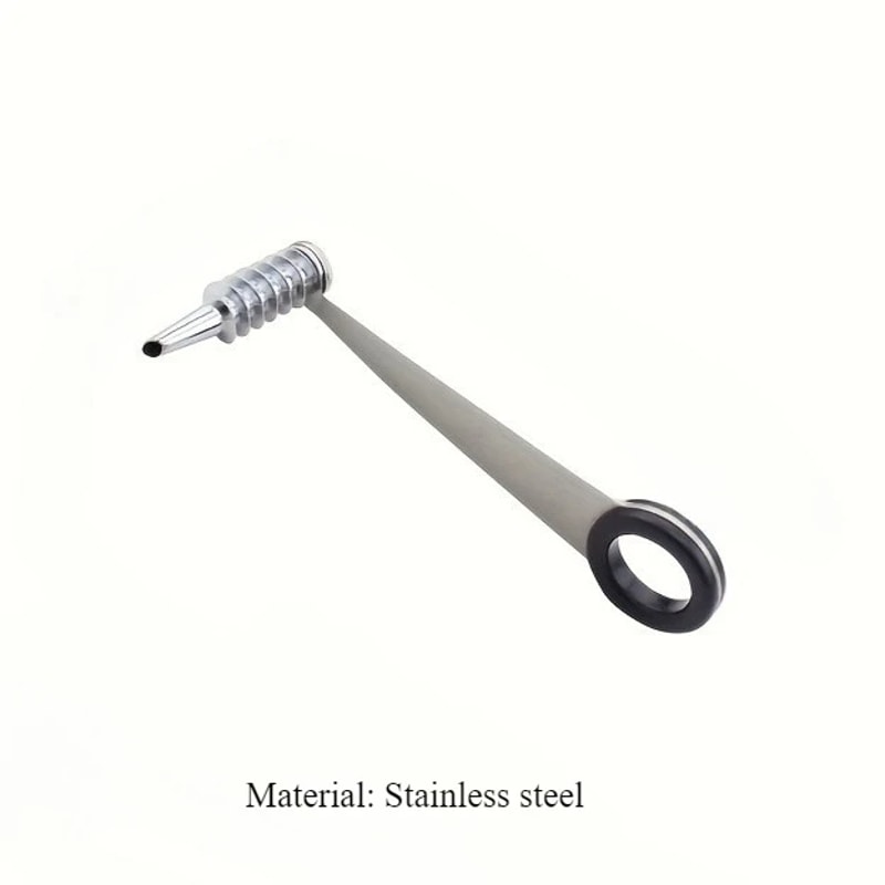 Stainless Steel Handheld Vegetable Spiral Cutter Perfect for Even Slicing of Potatoes Zucchini and More