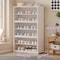 Dustproof Shoe Storage Cabinet With Clear Lid Stackable Space Saving Organizer 7