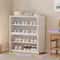 Dustproof Shoe Storage Cabinet With Clear Lid Stackable Space Saving Organizer 6