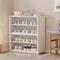 Dustproof Shoe Storage Cabinet With Clear Lid Stackable Space Saving Organizer 6