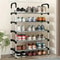 Stackable Metal Shoe Rack Organizer Space Saving Shoe Storage Shelf 2