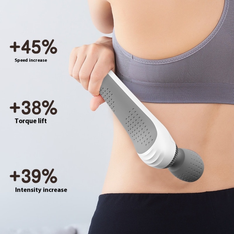 Deep Tissue Massage Gun Portable Muscle Massager USB Rechargeable Percussion Fascia Gun