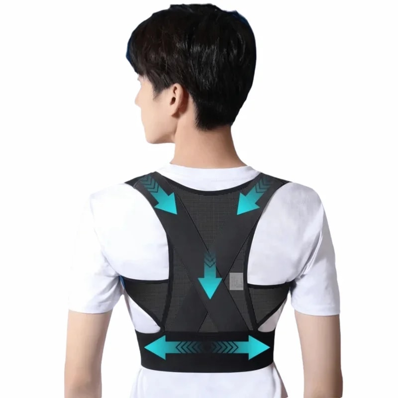 ErgoAlign Posture Corrector Back Support Brace for Spine Alignment & Anti Hunchback Training
