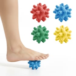 spiky massage ball deep tissue myofascial release tool for foot back pain relief