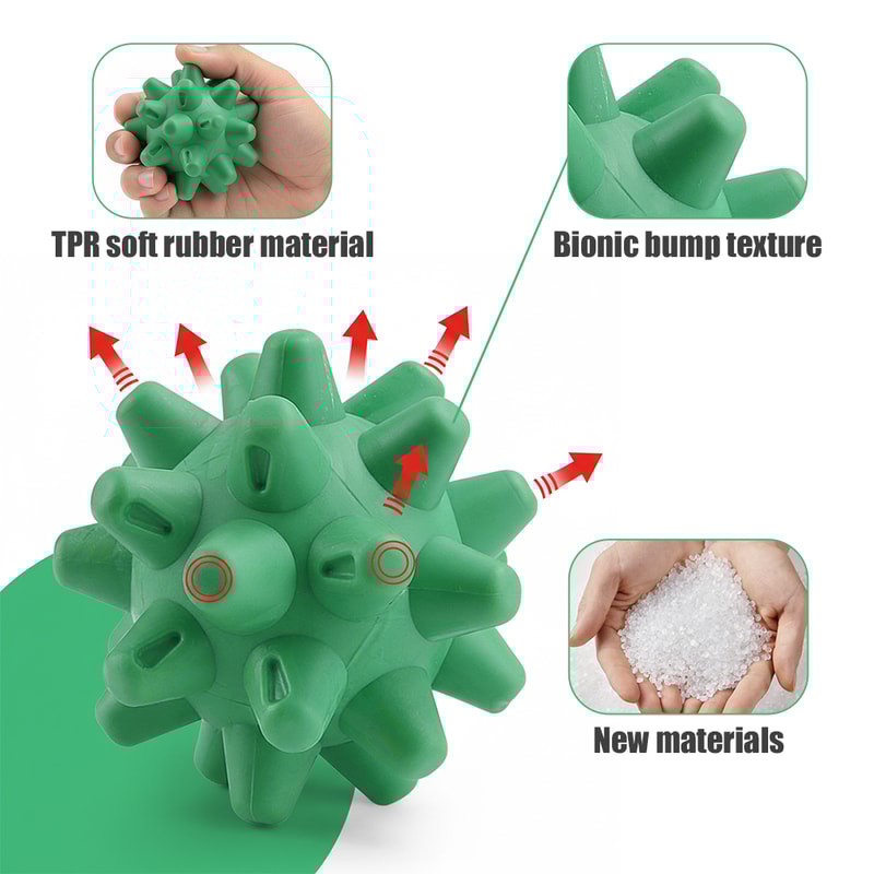 Spiky Massage Ball Deep Tissue Myofascial Release Tool for Foot Back Pain Relief