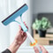 Window Cleaning Tool Glass Wiper With Spray Bottle For Streak Free Shine 2