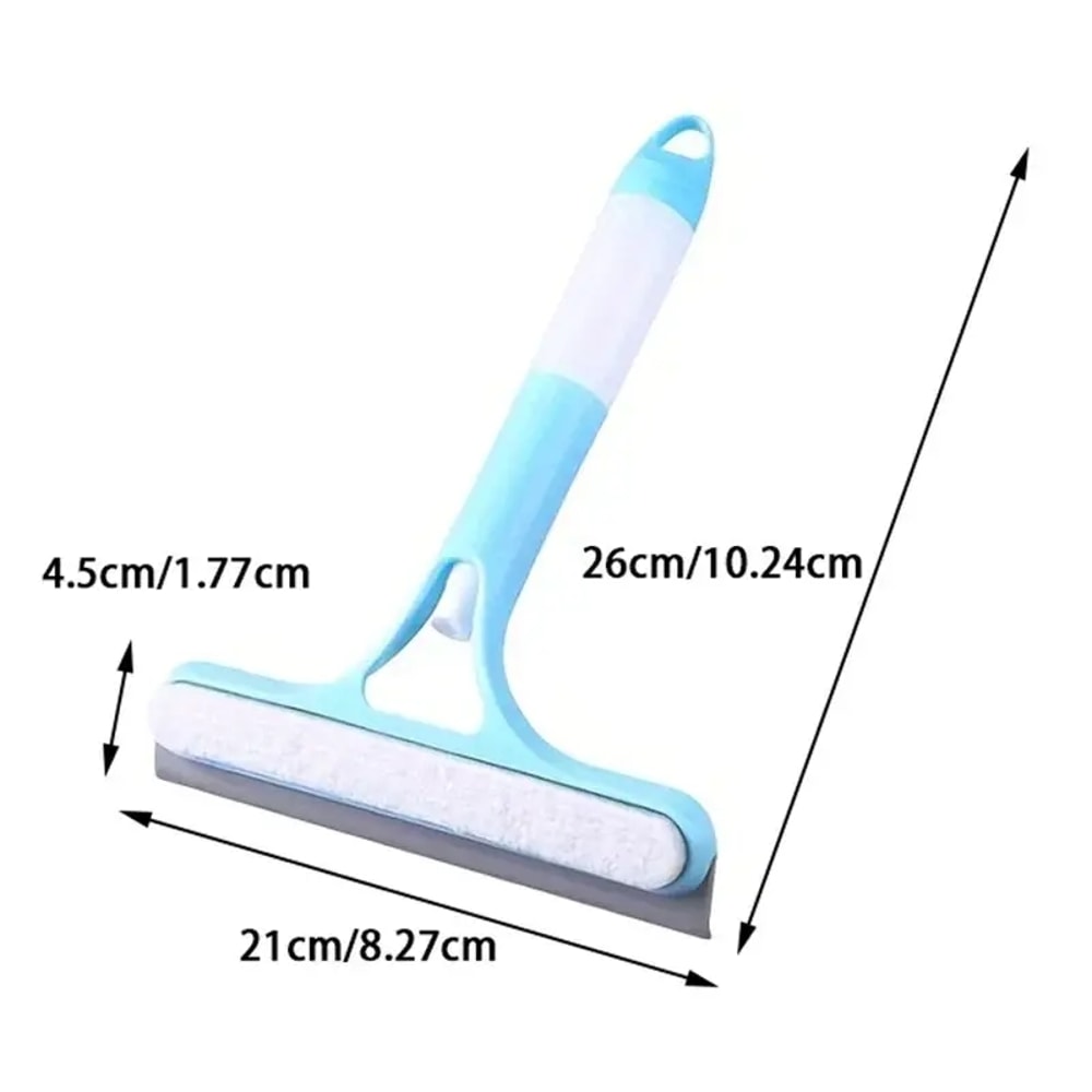 Window Cleaning Tool Glass Wiper With Spray Bottle For Streak Free Shine 4