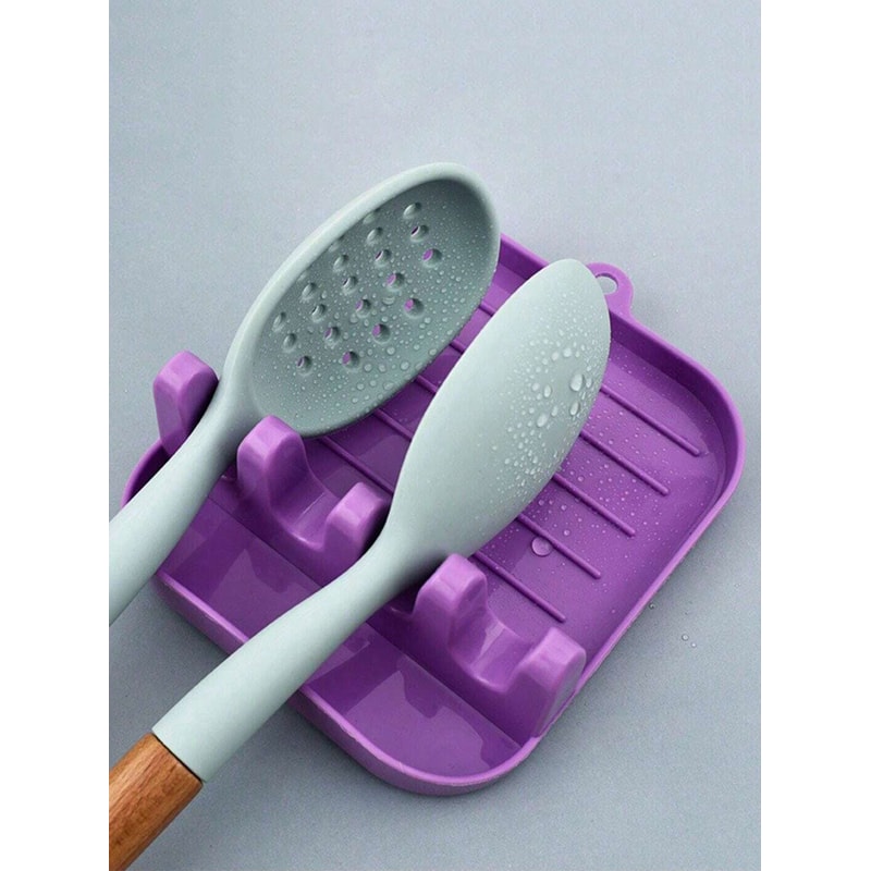 Multi Function Kitchen Utensil Holder And Spatula Rack Organizer With Drip Tray 6