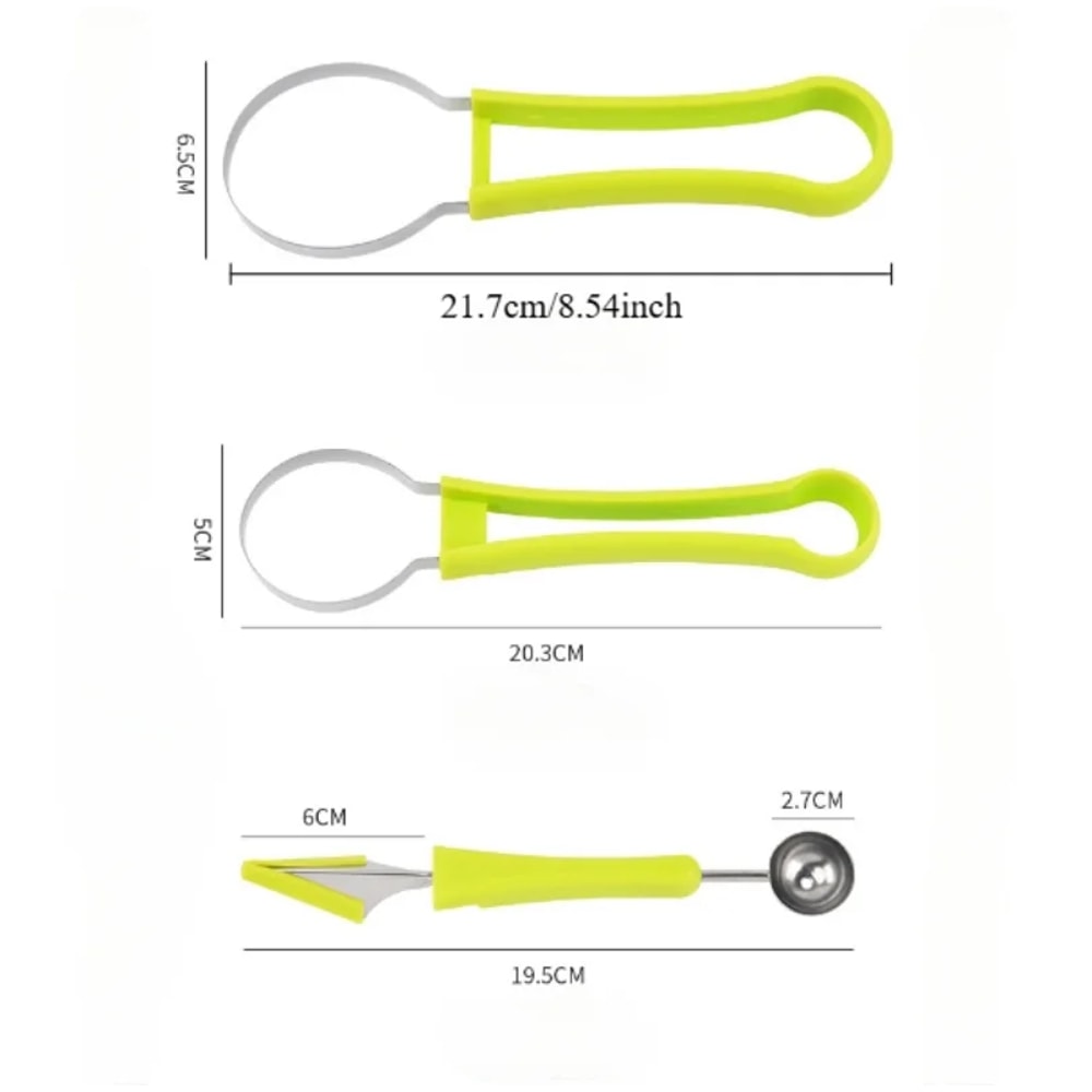 Multi Function Watermelon Slicer and Fruit Cutting Tool for Easy Kitchen Prep
