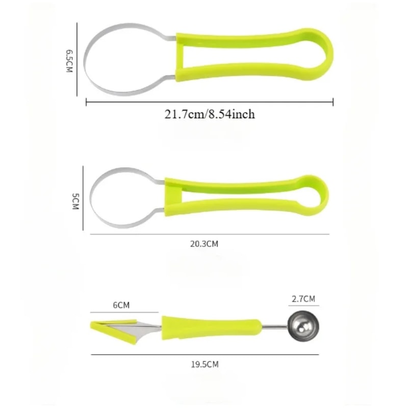Multi Function Watermelon Slicer and Fruit Cutting Tool for Easy Kitchen Prep