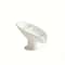 Leaf Shaped Ceramic Soap Holder Self Draining Soap Dish With Marble Finish 3