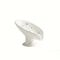 Leaf Shaped Ceramic Soap Holder Self Draining Soap Dish With Marble Finish 3