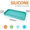 Silicone Drain Tray Sink Organizer for Kitchen and Bathroom Countertop Storage