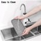 Silicone Drain Tray Sink Organizer for Kitchen and Bathroom Countertop Storage