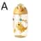Cartoon Dinosaur Kids Water Bottle with Straw Leakproof Sippy Cup for School & Travel