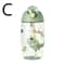 Cartoon Dinosaur Kids Water Bottle with Straw Leakproof Sippy Cup for School & Travel