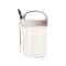 Leakproof Glass Breakfast Jar With Spoon Overnight Oats Container Portable Yogurt Cup 5