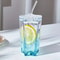 Star Shape Glass Tumbler With Straw Leakproof Lid Cute Iced Coffee Cup 6