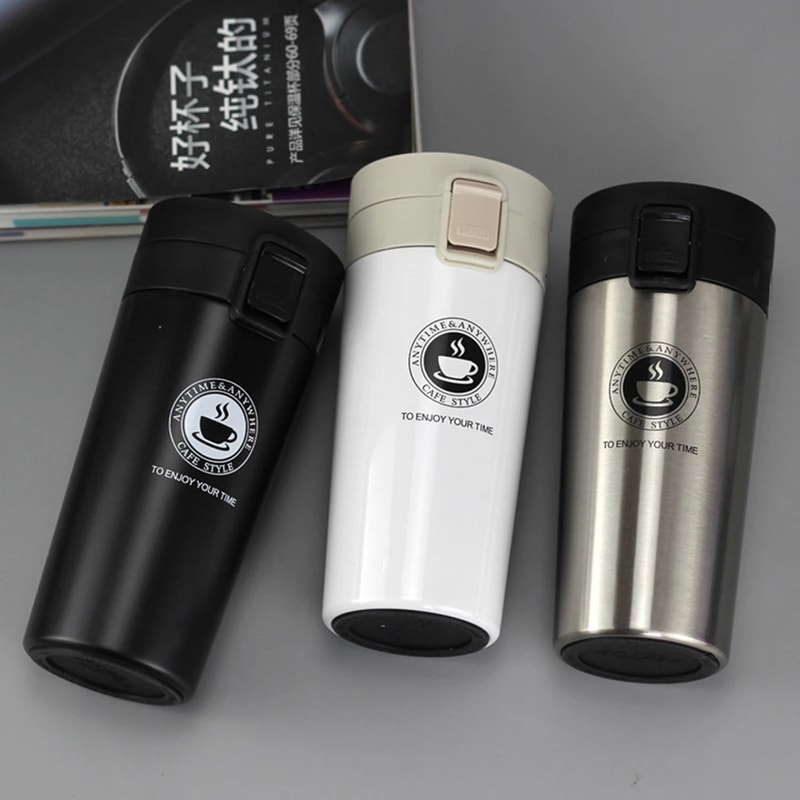 Premium Insulated Coffee Mug Stainless Steel Thermos for Travel & Outdoor Use